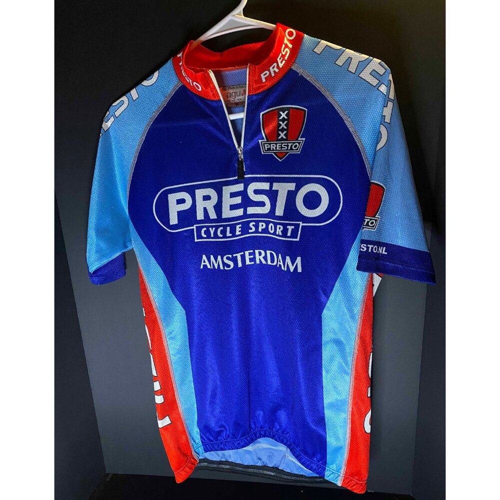 AGU Presto Cycle Sport Amsterdam Cycling Jersey Mens S Italy